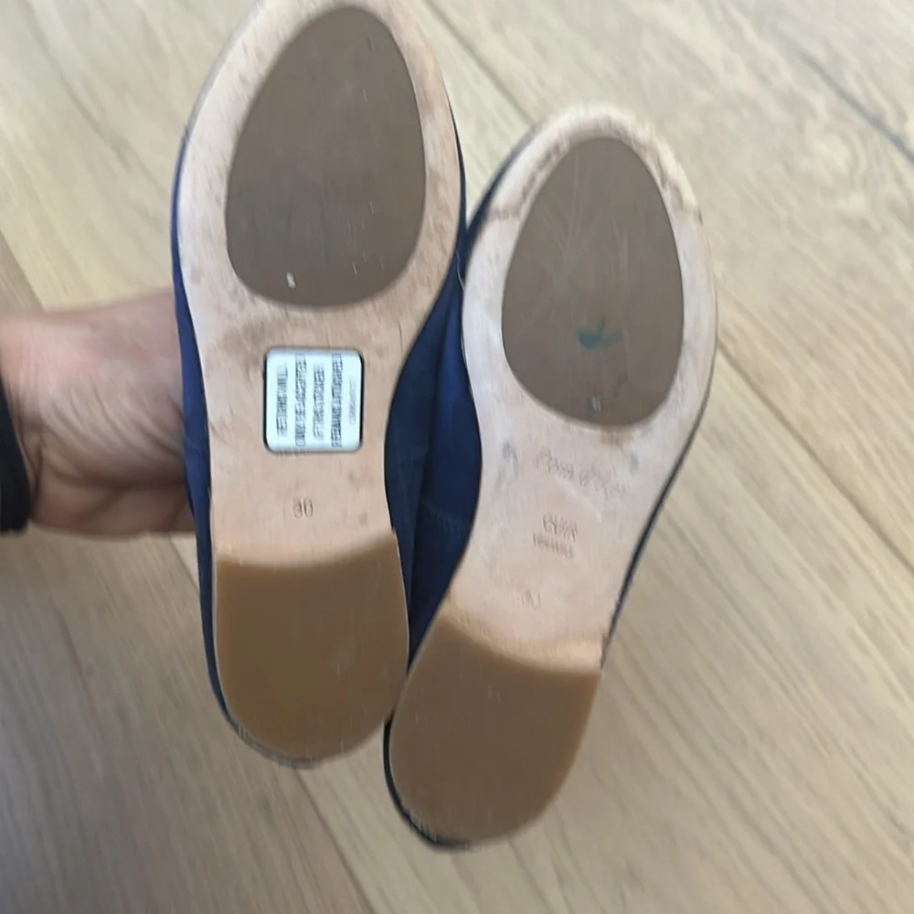Pom D'Api girls Blue Ballet Flats leather 30